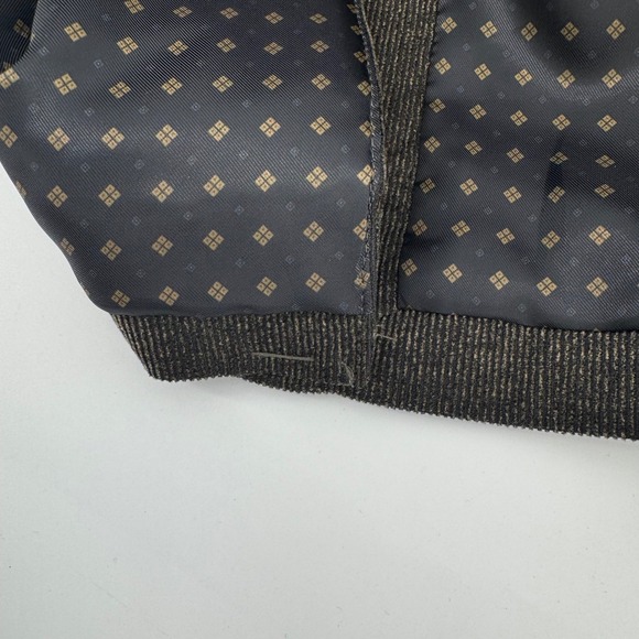 Chaps Olive Brown Fine-Wale‎ Corduroy Blazer 46R Sport Coat Elbow Patches NWOT - Picture 12 of 13